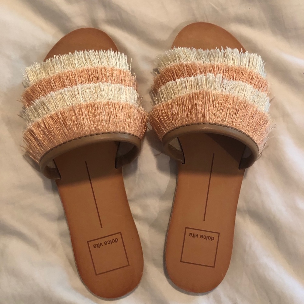 Dolce Vita Fringe Sandals size 6